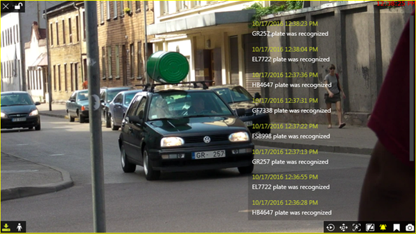 Luxriot Monitor Application with ANPR